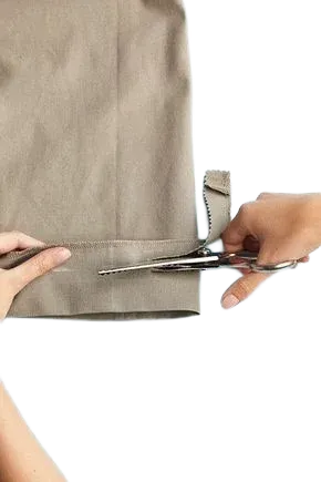 Professional hem adjustments tailoring in Bahrain